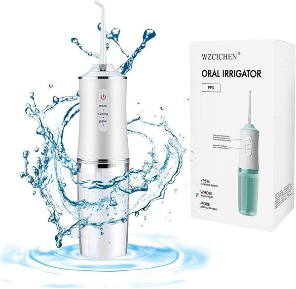 Oral Irrigator 3 Modes USB Rechargeable Water Flosser Portable - ZEYTONCART