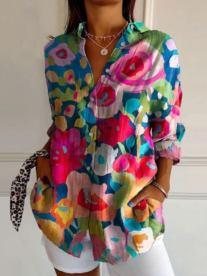 Trendy Long-sleeve Printed Pattern Printed 3D Shirt - ZEYTONCART
