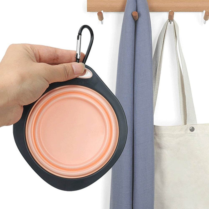 Collapsible Dog Bowls For Travel, Collapsible Silicone Dog Bowl, Foldable Expandable Cup Dish For Small Pet Cat Food Water Feeding Portable Travel Bowl, Dog Portable Water Bowl For Dogs Cats - ZEYTONCART