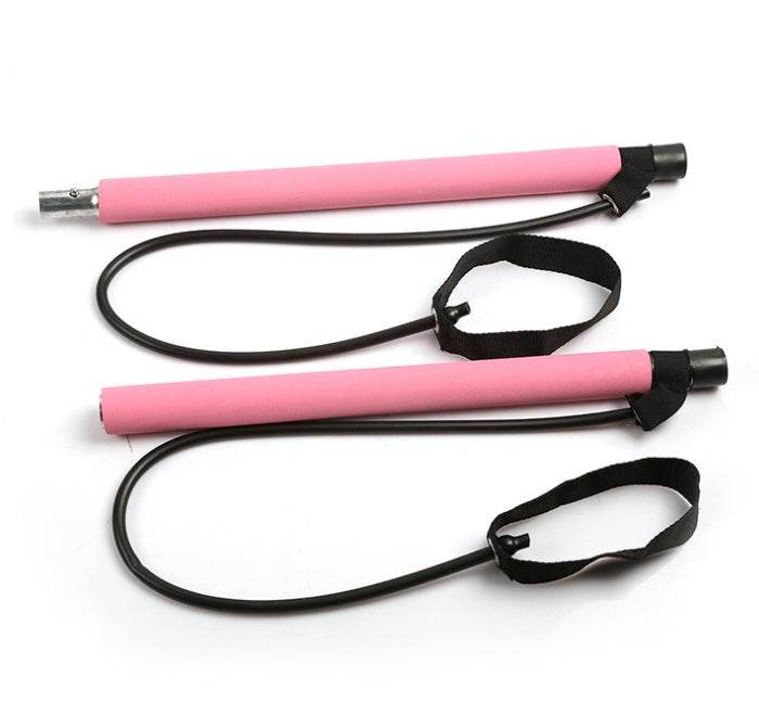 Yoga Crossfit Resistance Bands Exerciser Pull Rope Portable Gym Workout Pilates Bar Trainer Elastic Bands - ZEYTONCART