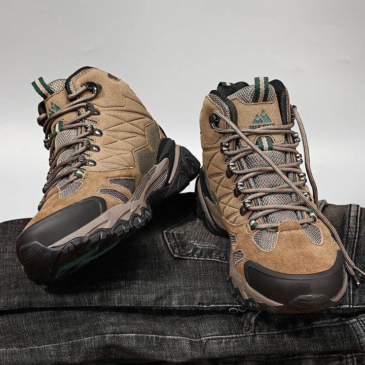 Outdoor Leisure Sports High-top Waterproof Non-slip Men's Hiking Shoes - ZEYTONCART