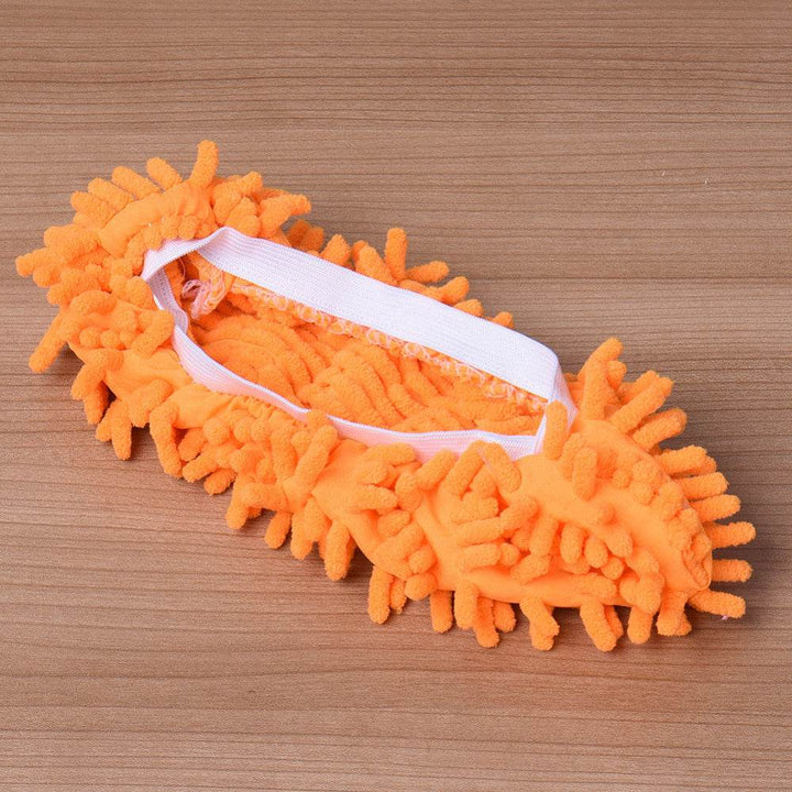 2pcs Set Multifunctional Chenille Micro Fiber Slipper Shoe Covers Clean Slippers Lazy Drag Shoe Mop Caps Household CleanTools - ZEYTONCART