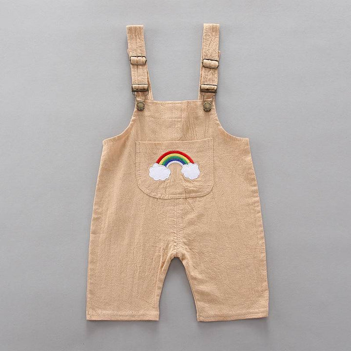 Rainbow Bib Pants Girls Baby Kids - ZEYTONCART