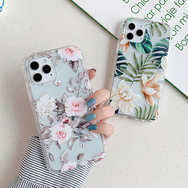 Banana Leaf Watercolor Flowers Are Suitable For Protecting Mobile Phone Cases - ZEYTONCART