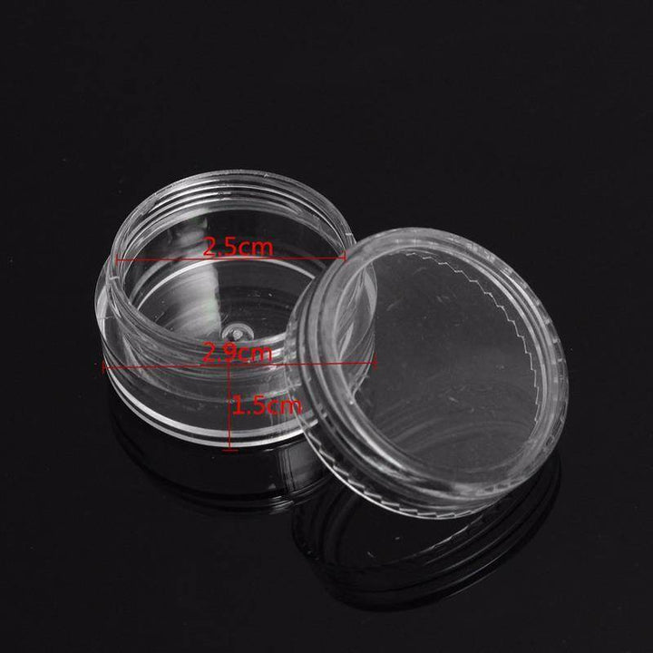 5g Transparent Cream Jar Mini Cosmetic Bottles - ZEYTONCART