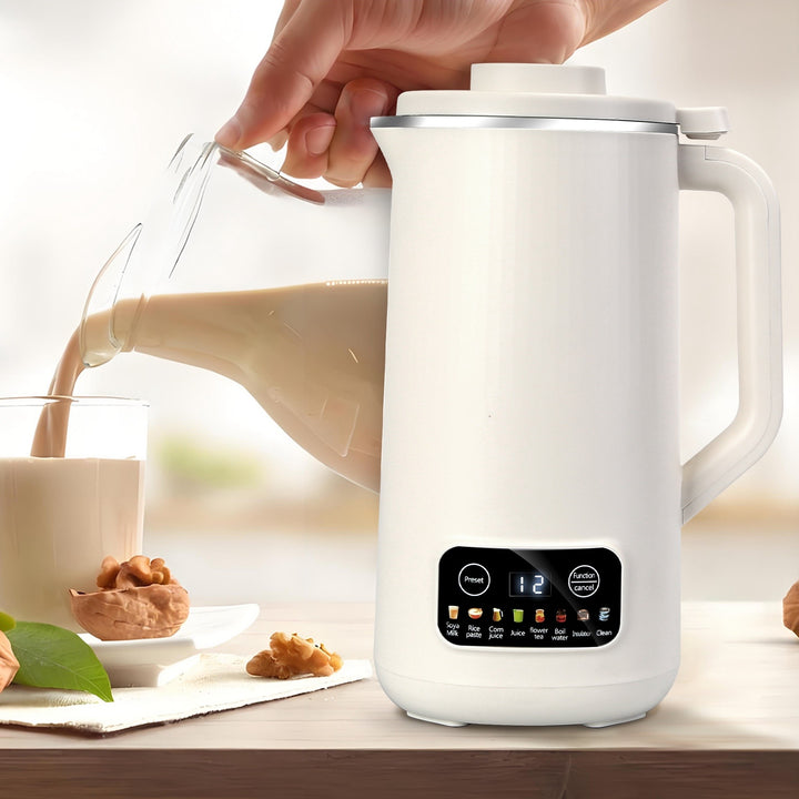 1Pc 27OZ Nut Milk Maker With 12Hours Delay Function Self-Cleaning Keep Warm Automatic Soy Milk Maker Machine For Homemade Soya Milk Rice Paste Juice Corn Juice Flower Tea Boil Water - ZEYTONCART