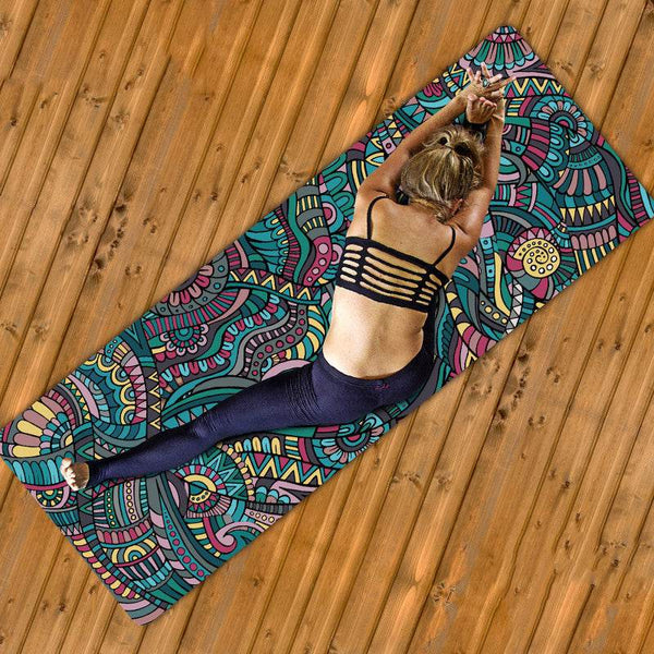 Rubber yoga mat - ZEYTONCART