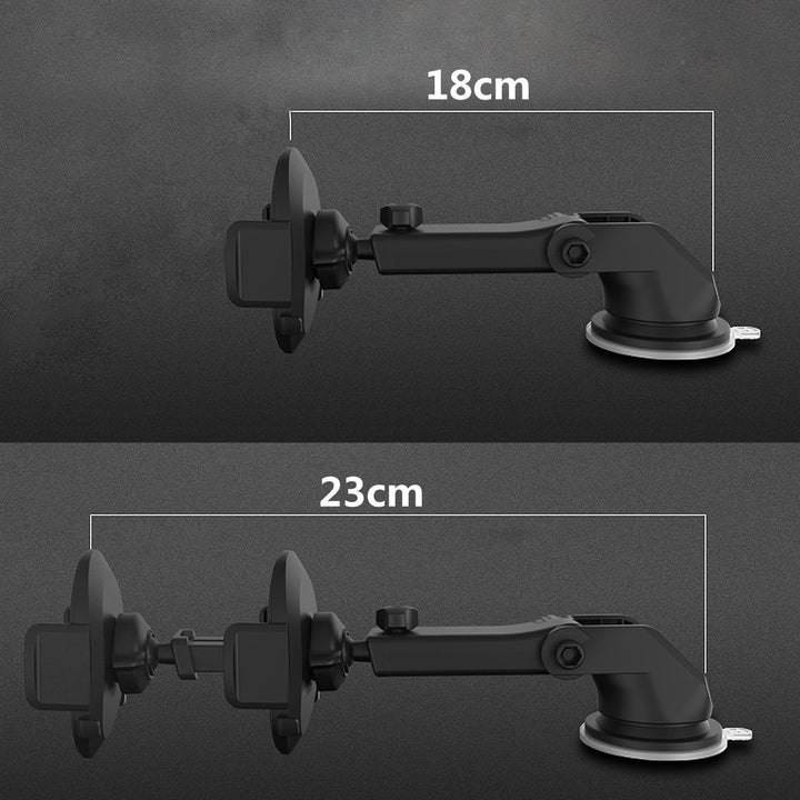 Car Phone Holder Long Rod Telescopic Car Dashboard Suction Cup Type - ZEYTONCART