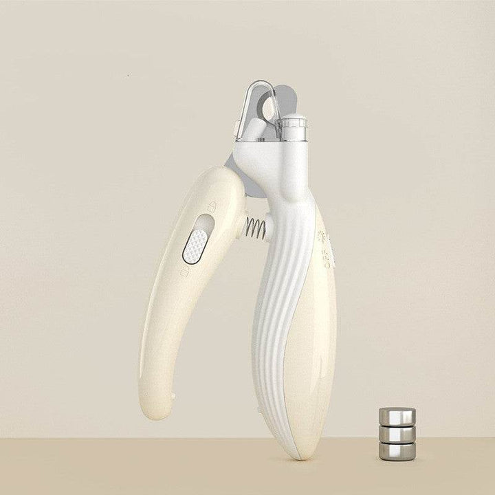 Pet Nail Clippers Dog Nail Clippers Cat Nail Clippers LED Electric Nail Grinder Pet Supplies LED Light Pet Nail Clippers - ZEYTONCART