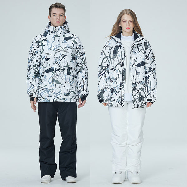 Ski Suit Women's And Men's Suit Winter Windproof And Water-repellent - ZEYTONCART