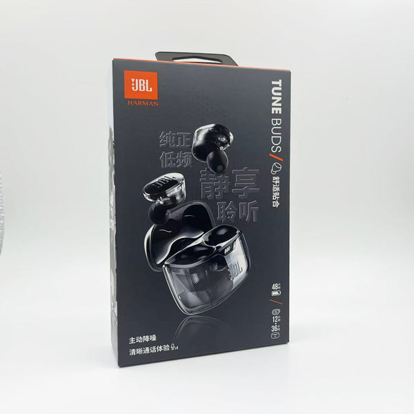 JBL TUNE Buds Glass Bean True Wireless Bluetooth Music Earphones Active Noise Reduction Sports Sweatproof Transparent Edition