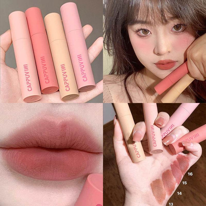 Lipstick Lip Glaze Cream Apricot Lipstick - ZEYTONCART