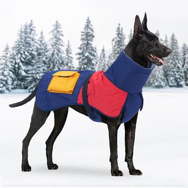 Pet Dog Clothes Winter Thickened Warm Dog Padded Winter Coat - ZEYTONCART