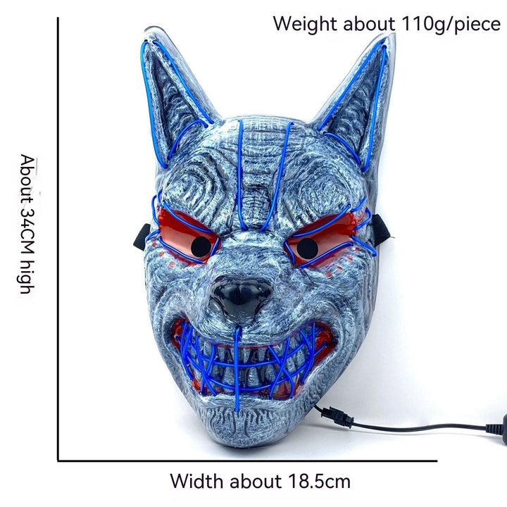 Halloween LED Full Face Luminous Mask - ZEYTONCART