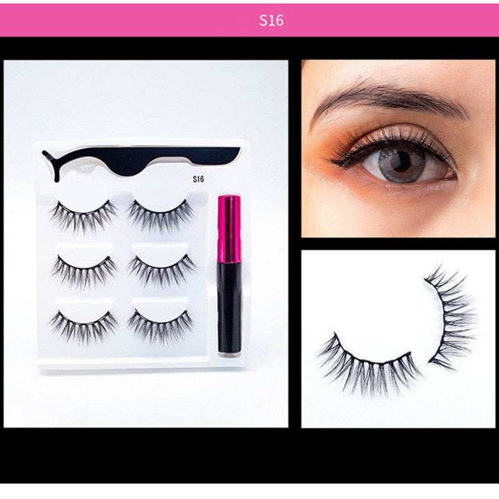 3 Pairs Of Magnetic Eyelashes - ZEYTONCART