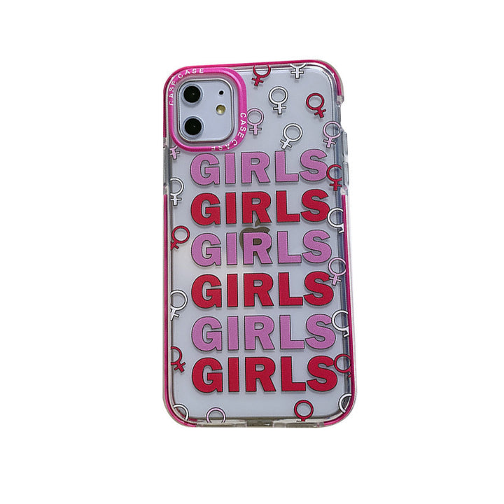 Girl  Case All-inclusive Soft Case Transparent Protective Case Applicable - ZEYTONCART