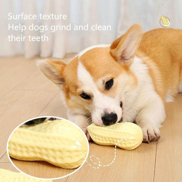 Rubber Vinyl Dog Toys For Small Dogs Elasticity Chew Boredom Relief Toys Teeth Cleaning Sound Toys Pet Stuff Accessories - ZEYTONCART