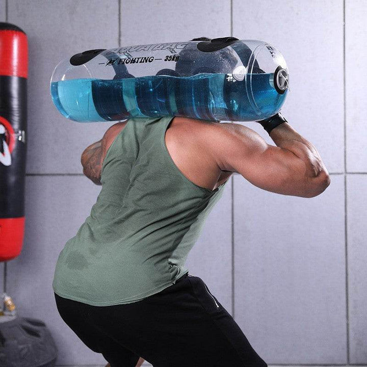 Transparent Cylindrical Weight-bearing Fitness Water Dumbbell Fitness Exercise Training Weightlifting Equipment - ZEYTONCART