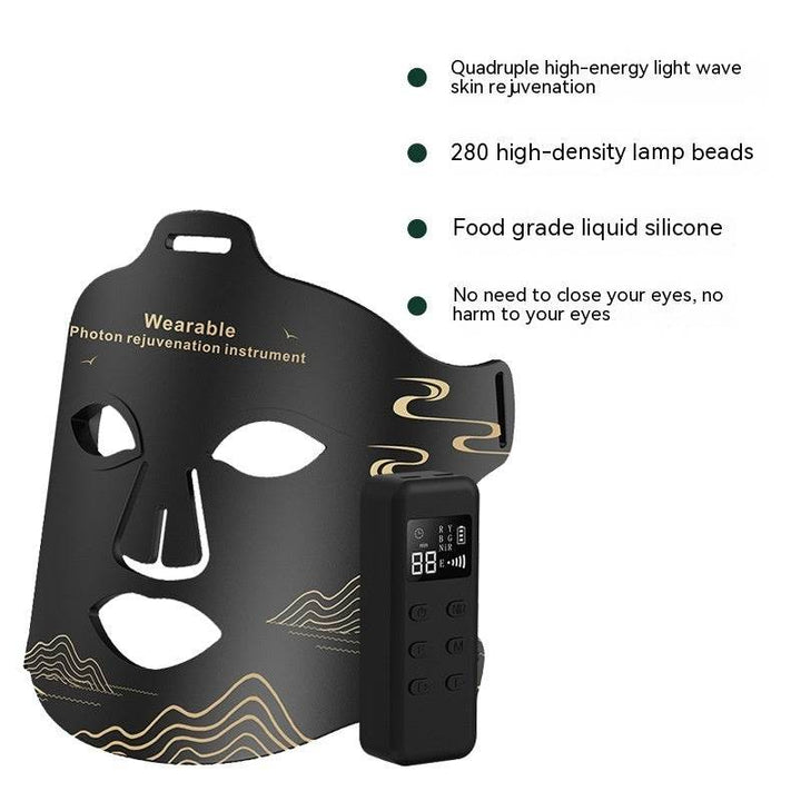 New Infrared Phototherapy Beauty Apparatus Face Led Color Light Skin Rejuvenation Beauty Mask - ZEYTONCART