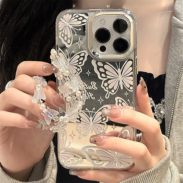 Three-in-one Mirror IPhone15promax Phone Case - ZEYTONCART