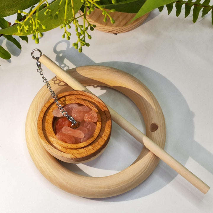 Salt Rock Diffuser Elevated Pine Wood Natural Aromatherapy Diffuser Flameless Oil Diffuser Aromatherapy Decoration For - ZEYTONCART