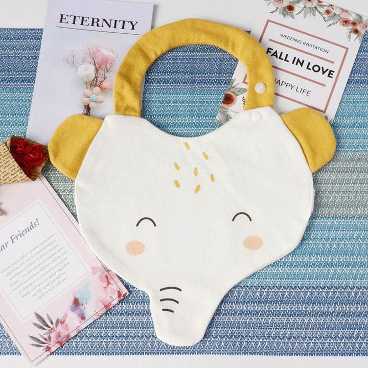 Infant Baby Bib Cartoon Animal Fox Cat Lion Baby Girl Boy Saliva Towel Soft Cotton Newborn Bibs Burp Cloths Unisex Baby Stuff - ZEYTONCART