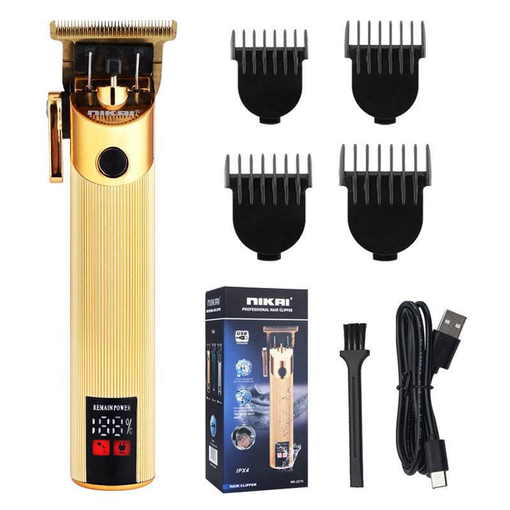 LCD Barber Razor Carving Electric Clipper - ZEYTONCART