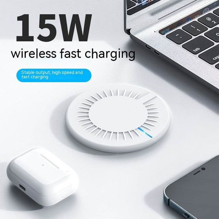 Two-in-one Desktop Wireless Charger Suitable For Mobile Phone Bluetooth Headset - ZEYTONCART