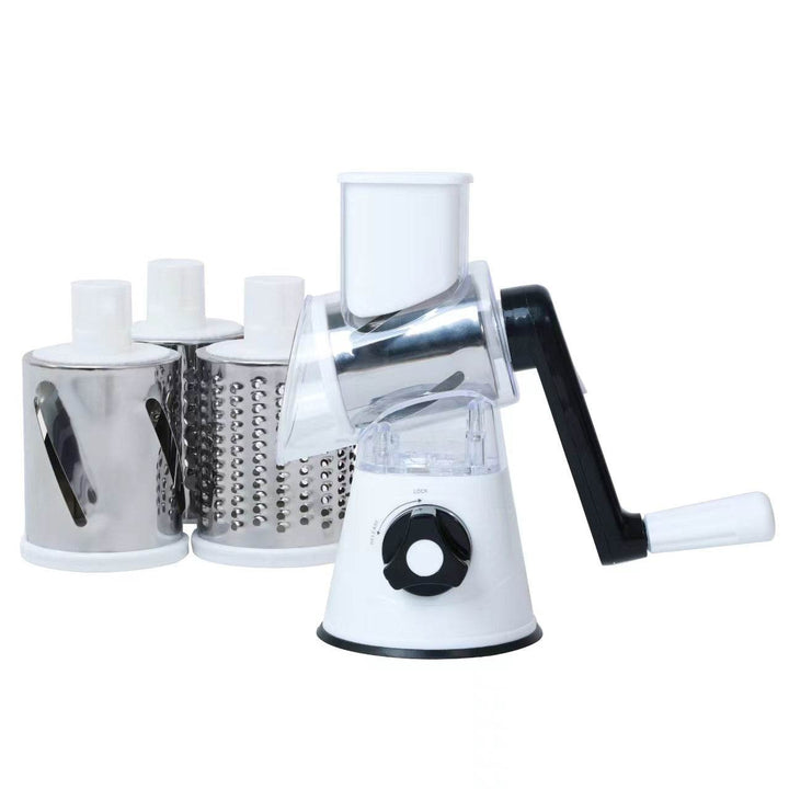 Food Processor Vegetable Chopper Kitchen Roller Gadgets Tool Vegetable Cutter Round Slicer Graters Potato Carrot Cheese Shredder - ZEYTONCART