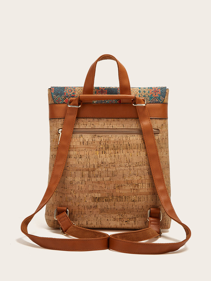 Affordable Luxury Fashion High-grade Fashion Retro Printed Backpack - ZEYTONCART