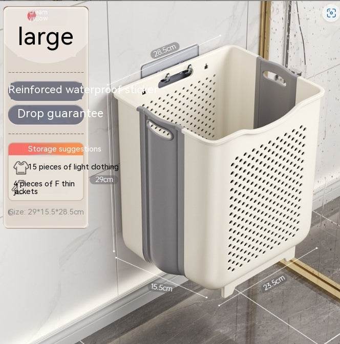Wall-mounted Foldable Storage Basket - ZEYTONCART