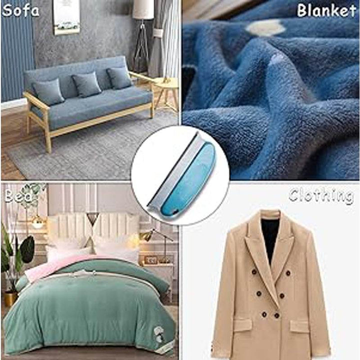 Pet Hair Remover Brush Cat Dog Hair Remover Comb Pet Hair Detailer For Car Interiors Furniture Carpet Couch Sofa Bed Clothes Blinds Pet Hair Cleaning Remover Brush Cat & Dog Hair Lint Remover - ZEYTONCART