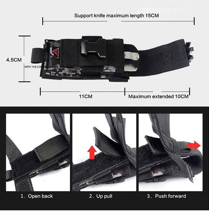 Outdoor Travel Multi-function Mountaineering Camping Portable Bodypack Nylon Combination Accessories - ZEYTONCART