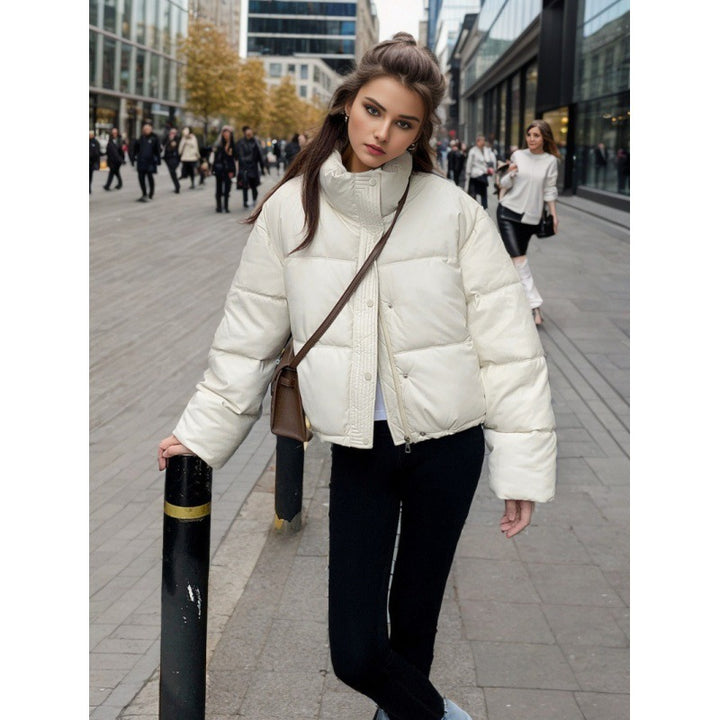 European And American Winter Disposable Leather Cotton-padded Jacket - ZEYTONCART
