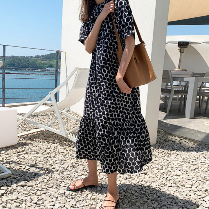 Floral long dress - ZEYTONCART