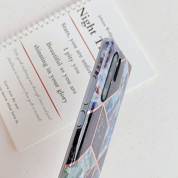 Electroplated marble mobile phone case - ZEYTONCART