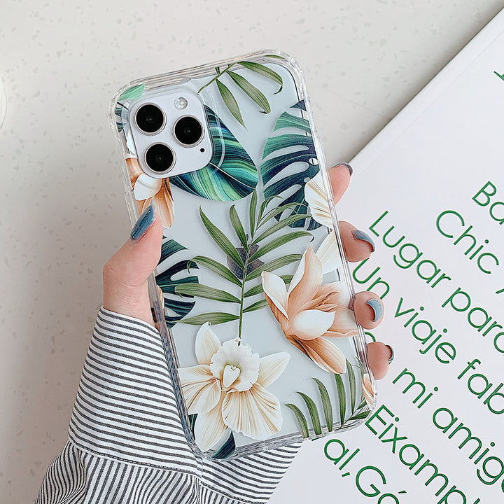 Banana Leaf Watercolor Flowers Are Suitable For Protecting Mobile Phone Cases - ZEYTONCART