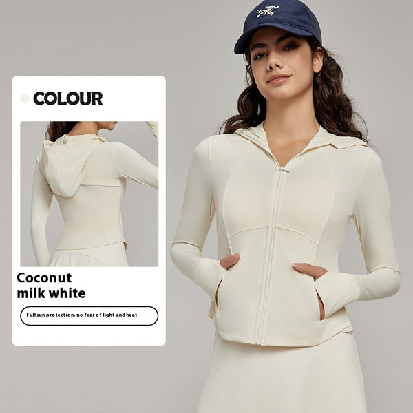 Ice Slim-fit Hood Sun Protection Clothing For Women