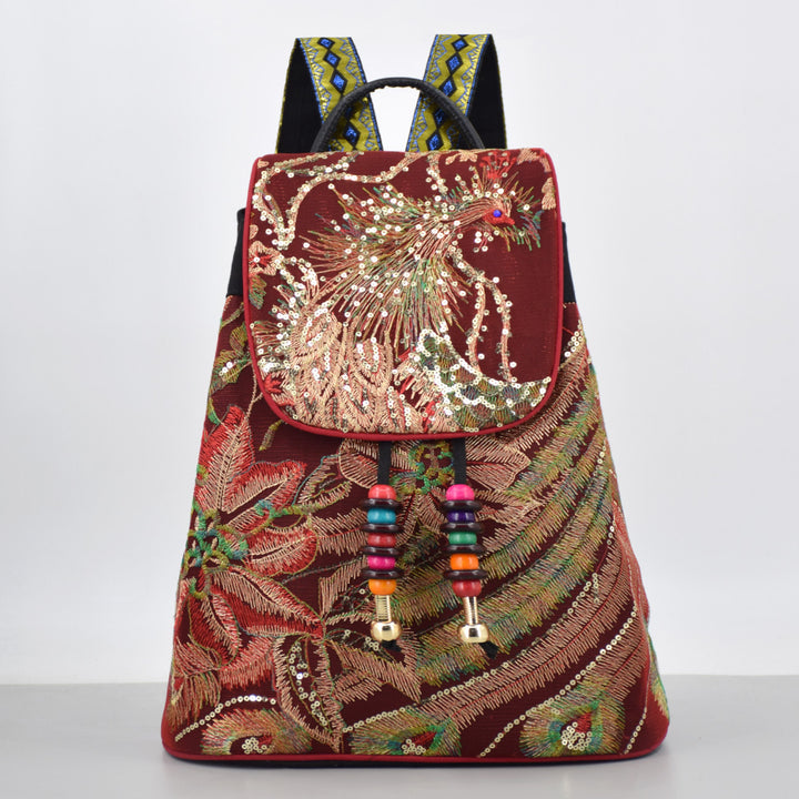 Fashion Women's Canvas Bucket Backpack - ZEYTONCART