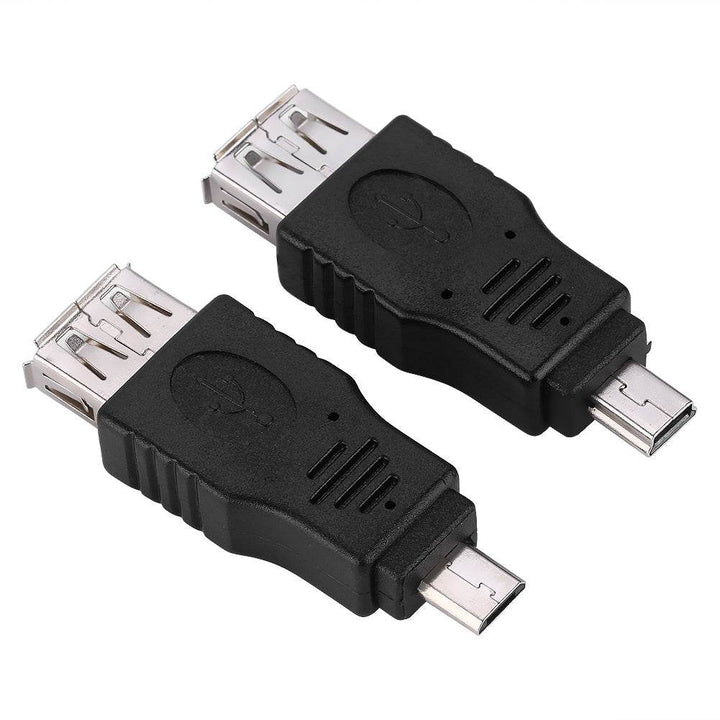 Pack of 10 Multiple USB2.0 Adapters Micro/Mini Male Female Converters Connectors - ZEYTONCART