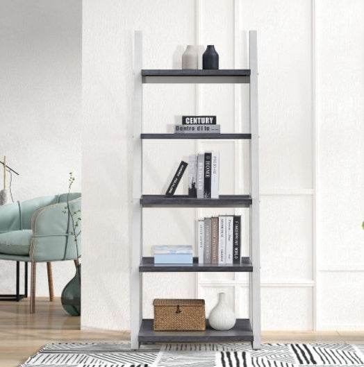 5 Tiers Of Shelves, Bookshelves, Storage Shelves, Bookshelves With Rubberwood Frames Unavailable Platforms- Welfel Temu - ZEYTONCART