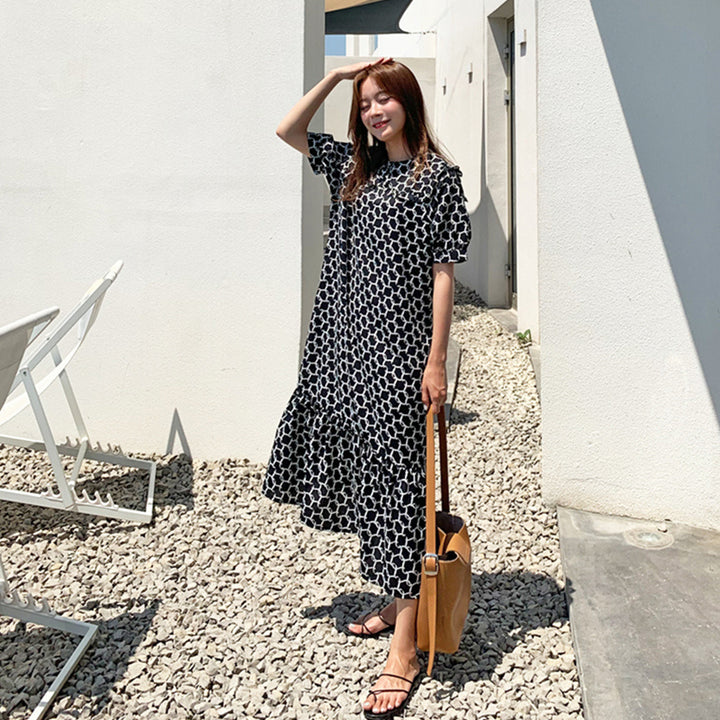 Floral long dress - ZEYTONCART