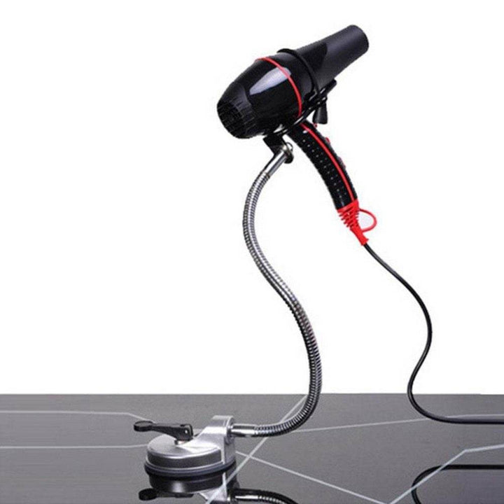 Hair Organization Hair Dryer Free Hands Head Rotator 360 Degrees Holder Stand Lazy Holder Suction Cup Holder Pet Grooming Rack - ZEYTONCART
