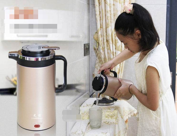 Electric kettle double insulated stainless steel mini kettle 1.8L - ZEYTONCART