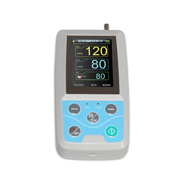 CE FDA Ambulatory Blood Pressure Monitor 24h NIBP Holter ABPM50 3 Cuffs PC Software - ZEYTONCART