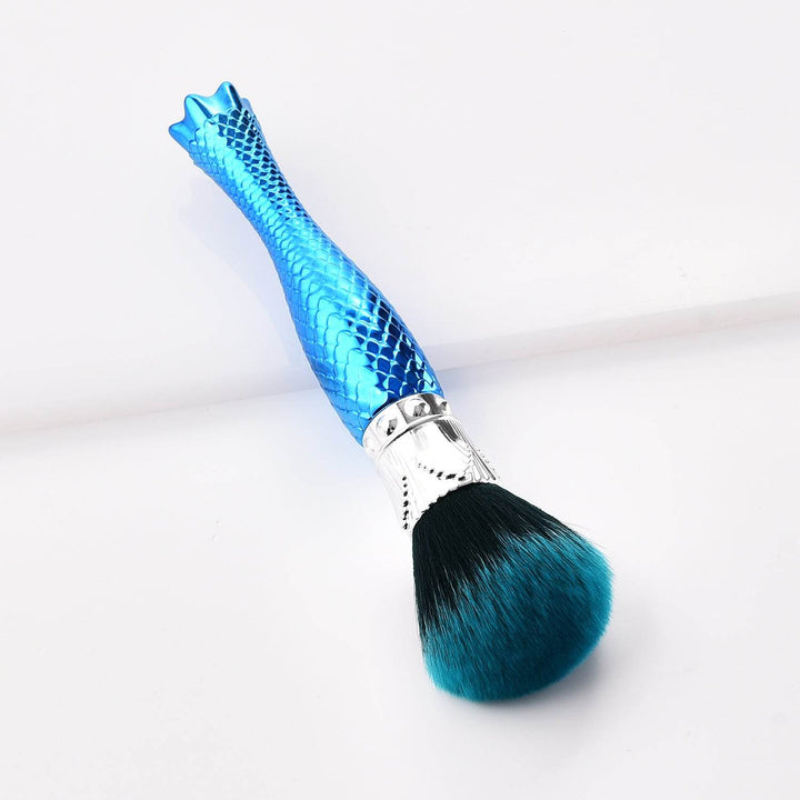 Single makeup brush makeup tool blue - ZEYTONCART