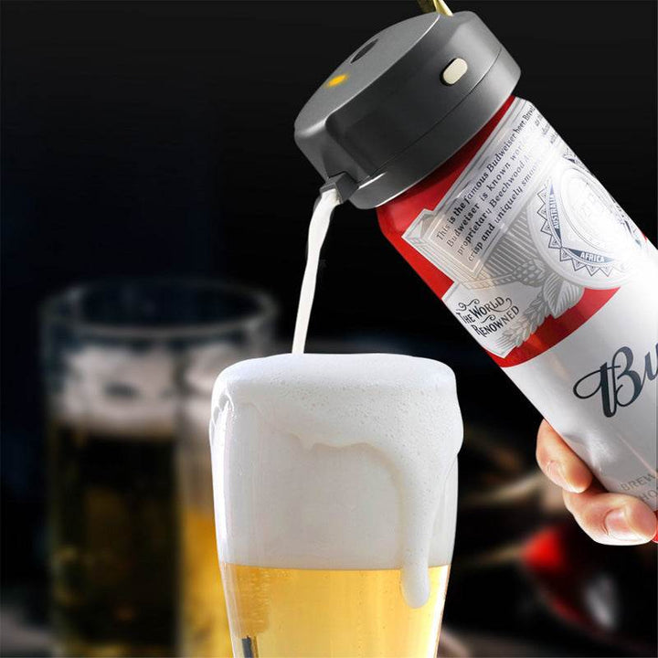 Portable Electric Beer Dispensers 40000 Times Ultrasonic Vibration Special Purpose For Bottled & Canned Beer Foam Machine - ZEYTONCART
