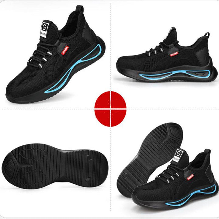 Steel Toe Shoes For Men Work Safety Shoes Nonslip Indestructible Sneakers - ZEYTONCART