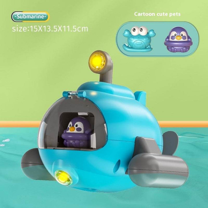 Water Toys Luminous Catapult Submarine Bath Toys - ZEYTONCART