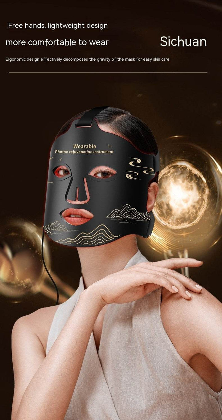 New Infrared Phototherapy Beauty Apparatus Face Led Color Light Skin Rejuvenation Beauty Mask - ZEYTONCART